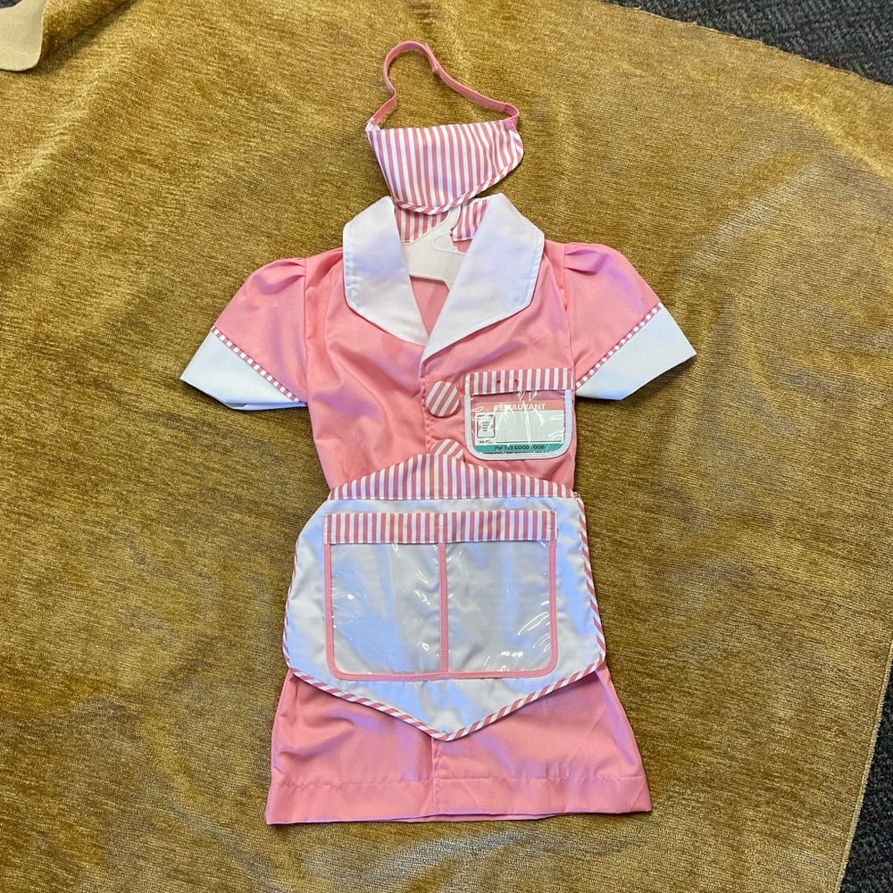 Halloween 3 pc. waitress costume ages 3 - 6